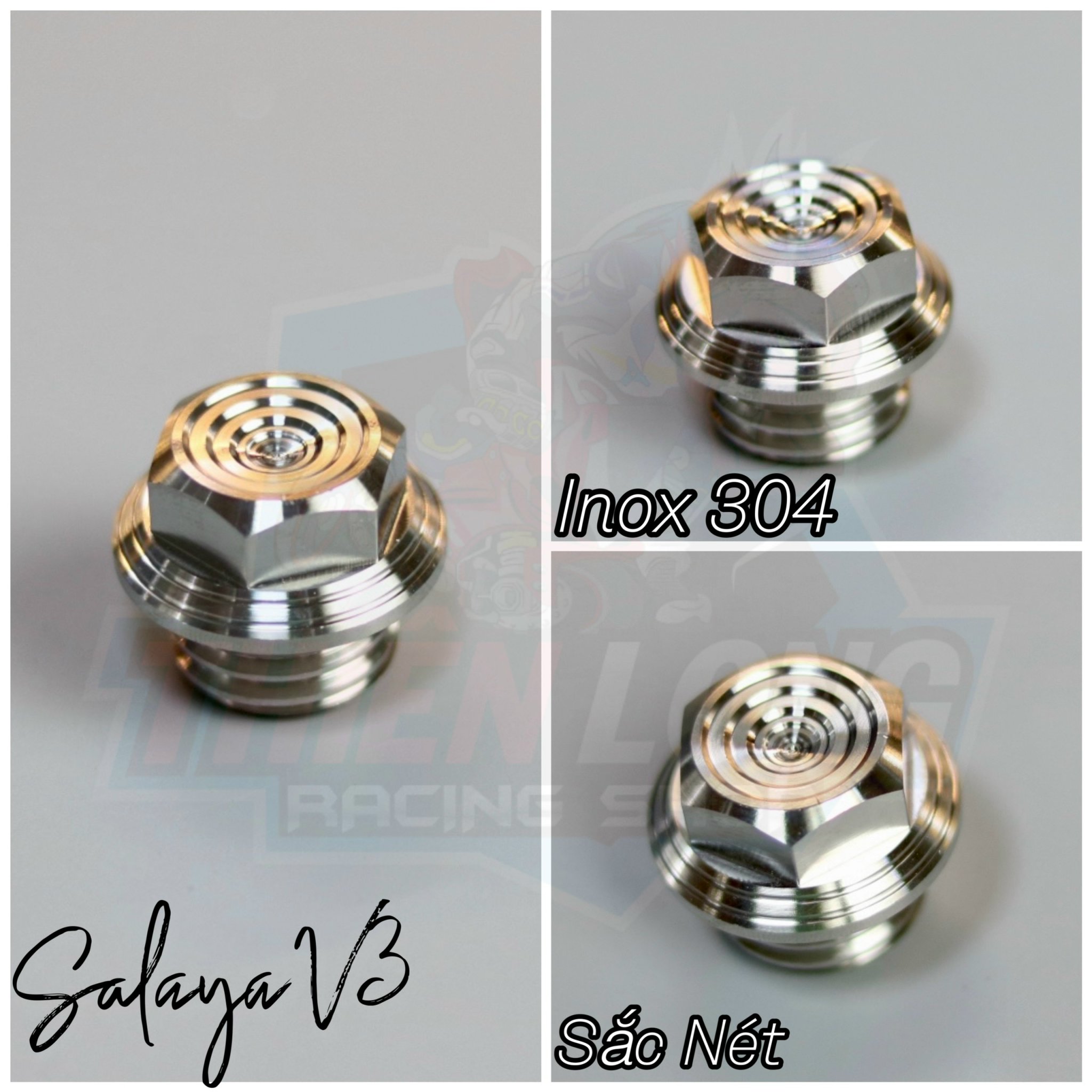 [ HOT ] Ốc Nhớt Salaya V3 Inox 304