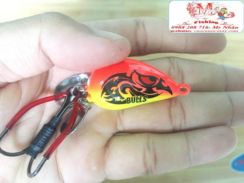 Nháy Gỗ Câu Cá Lóc 2 Thìa Thái Lan