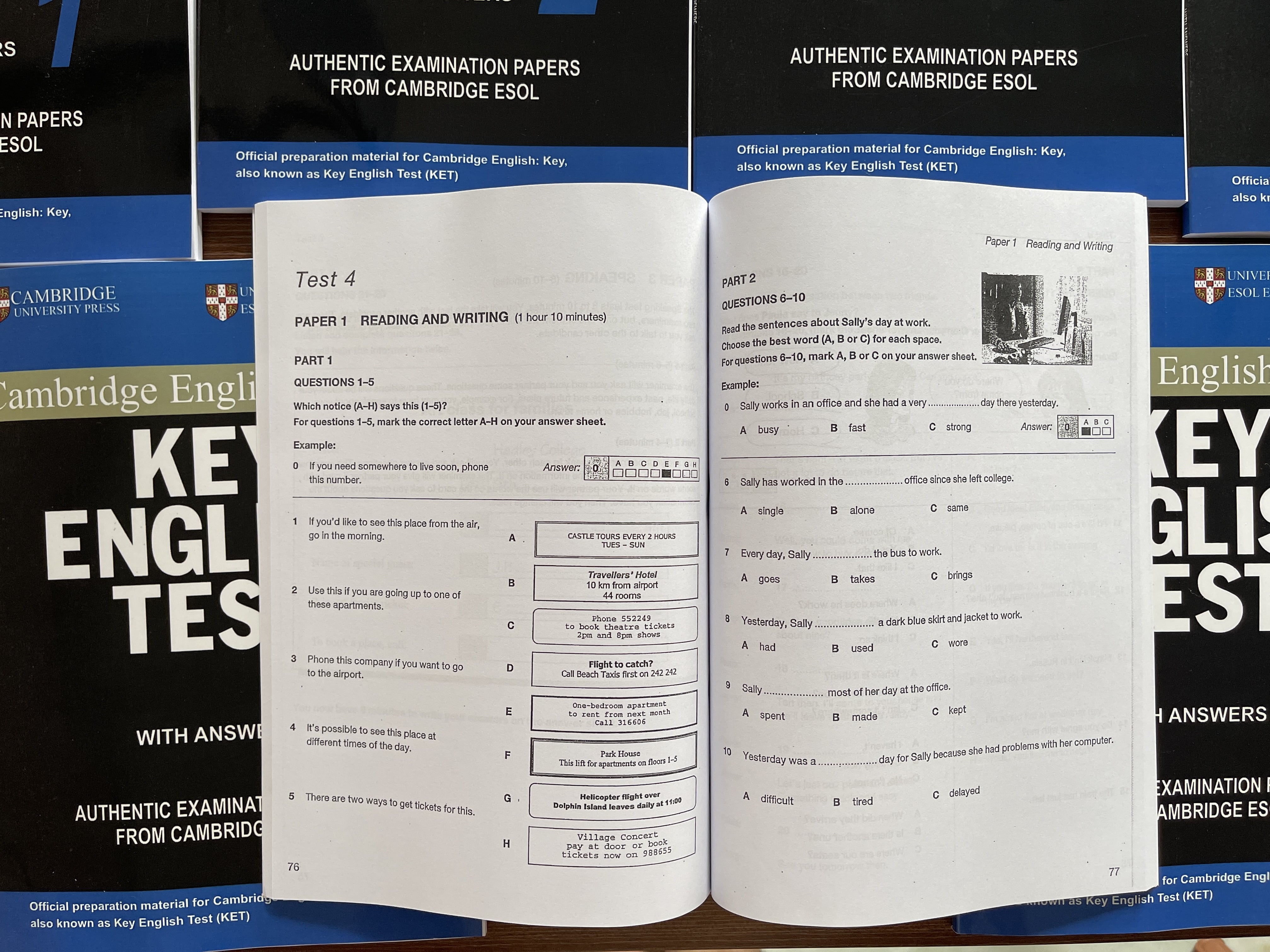Bộ sách Key English Test(KET)-File nghe gửi qua mail
