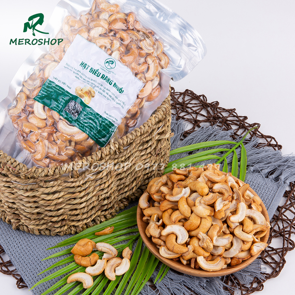500GRAM HẠT ĐIỀU RANG MUỐI (LOẠI VỠ)