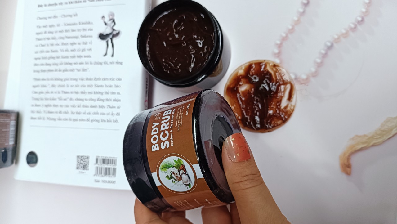 Tẩy da chết toàn thân coffe - dừa