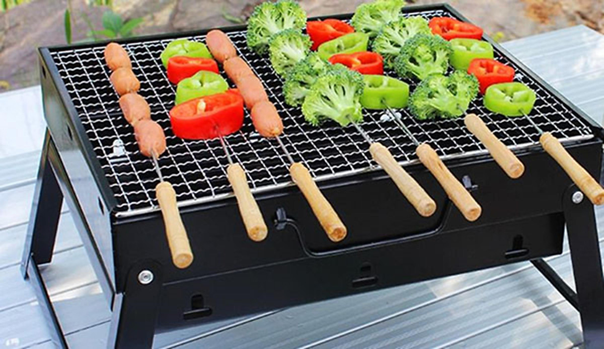 Bếp Nướng Than Hoa, Than Củi Vuông - Bbq Cao Cấp