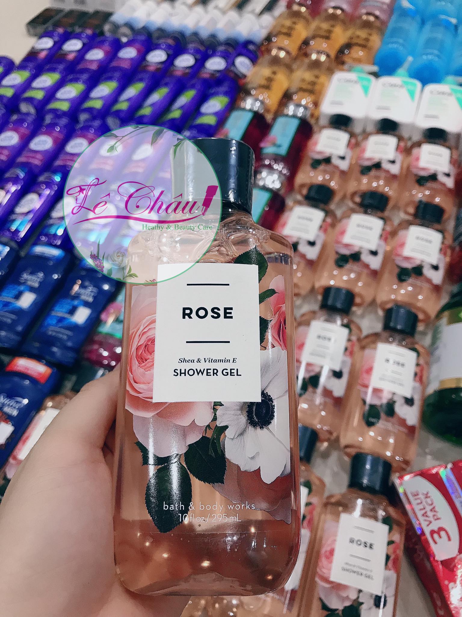 ( Bill BBW Mỹ) Sữa tắm Rose - Bath & Body Works (295ml)