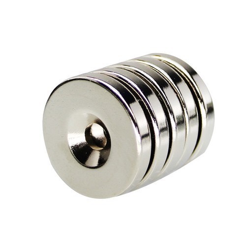Nam châm 25x5 lỗ vát siêu mạnh, nam châm đất hiếm