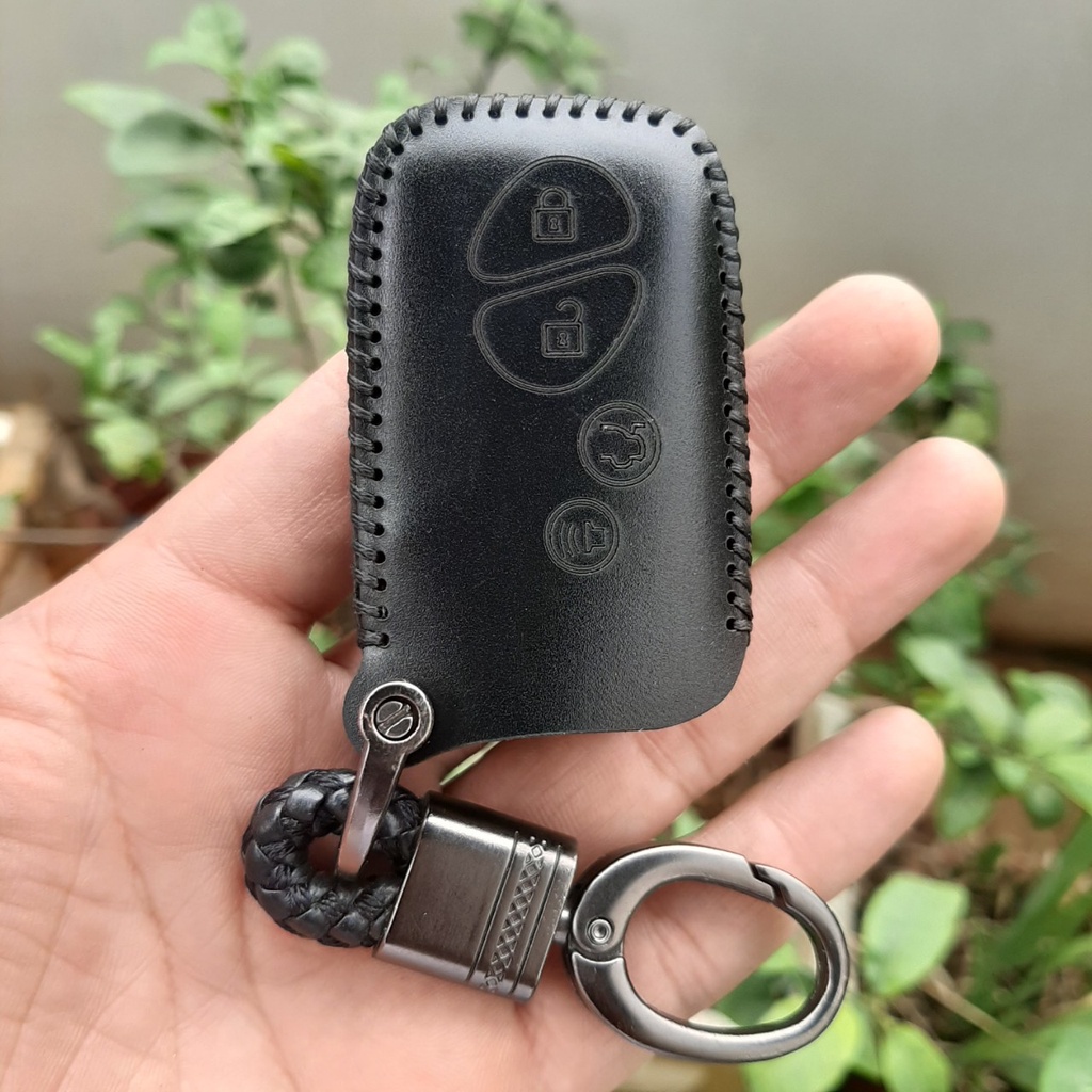 Bao da chìa khoá Lexus handmade da thật (Lexus RX, GX, LX, ES...)  bảo hành 2 năm, da thậT