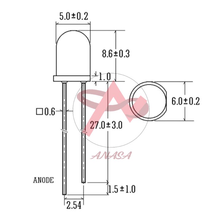 Combo 10 Led Siêu Sáng 5mm Các Màu