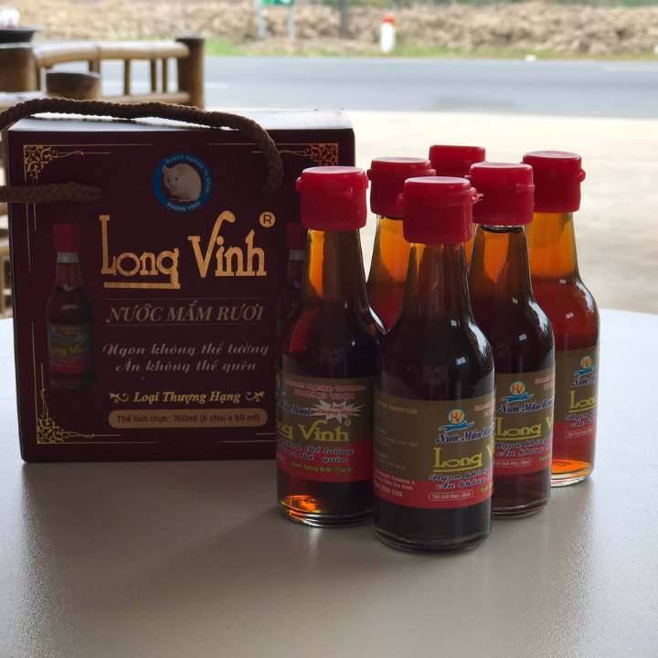 NƯỚC MẮM RƯƠI THƯỢNG HẠNG (6 chai x 60 ml)