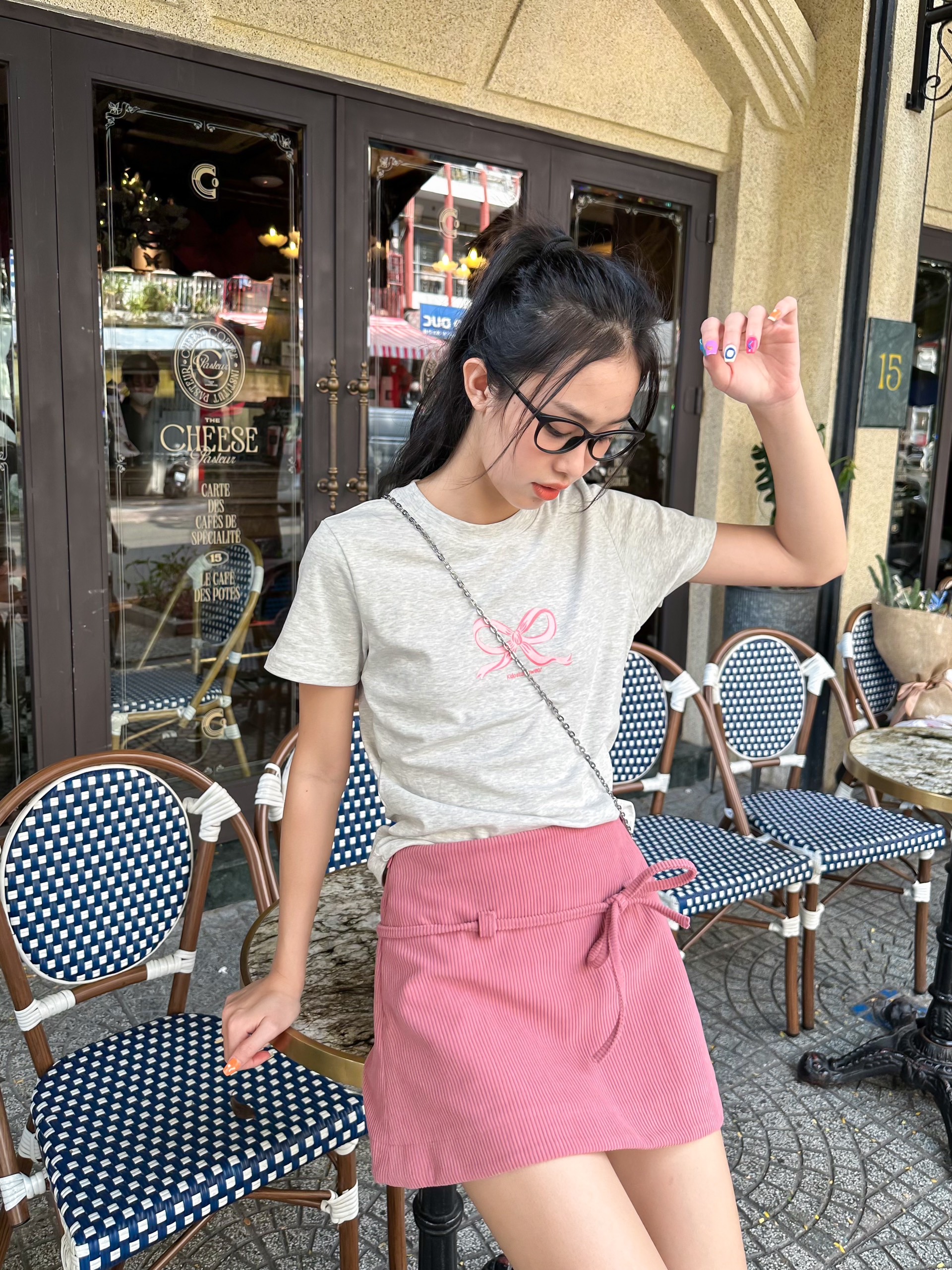KIDO Áo thun tay ngắn cổ tròn KNOT TEE