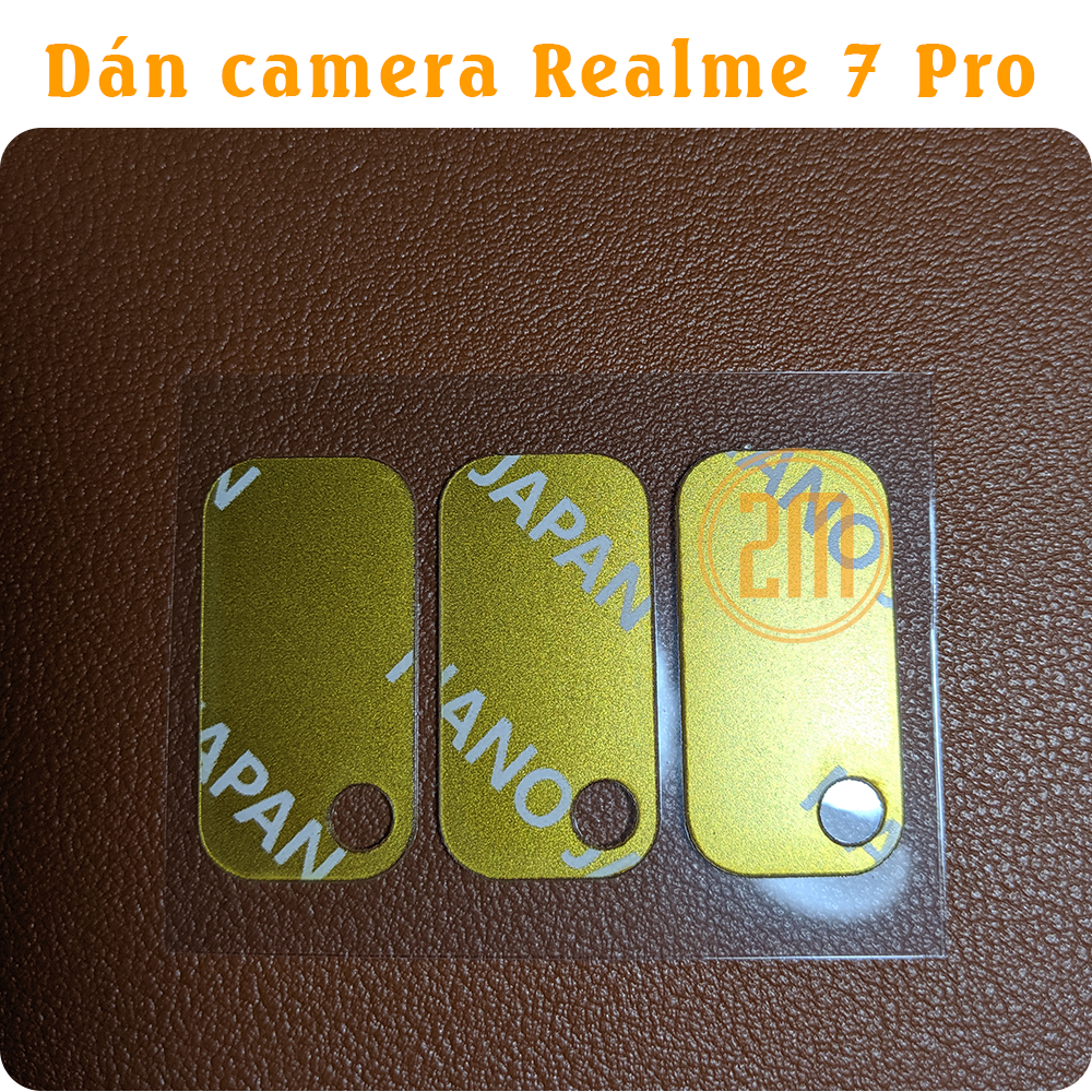 Set of 2 tempered camera realme 7 Pro
