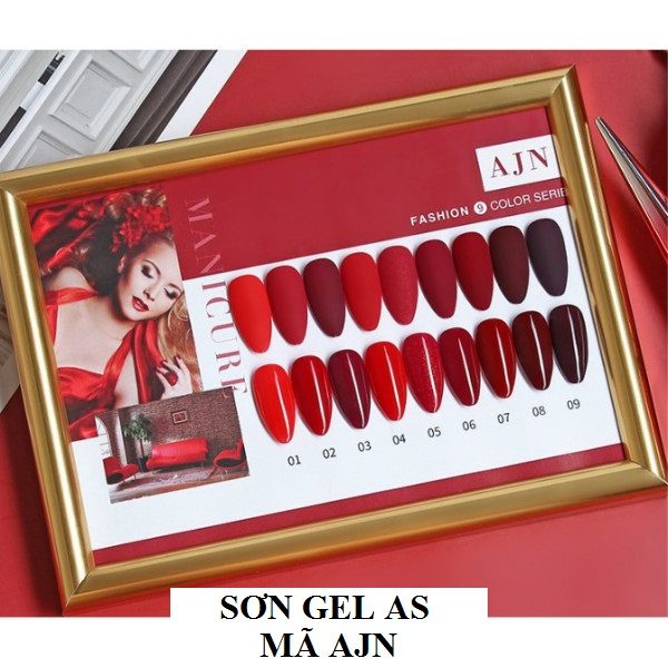 Sơn Gel AS mã AJN chai đỏ 15ml