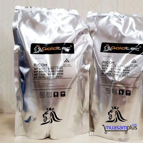 Mực nạp Ricoh MP 9001, 8001, 7001, MP 8000, 7000, 6000, MP 7500, 6500, 5500, AF 2075, 2060, 2051 Goldtec trắng