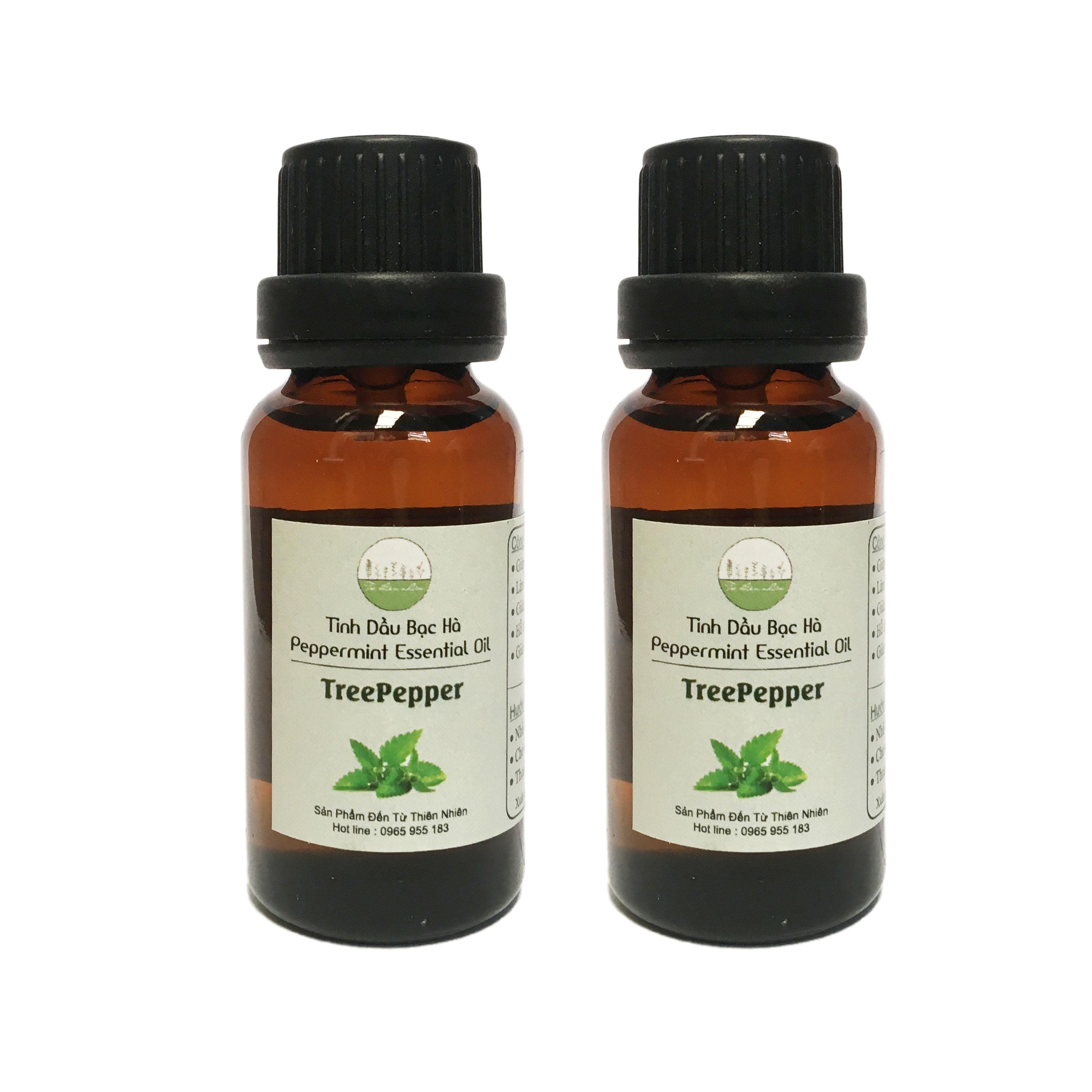 [HCM]Combo 2 Chai Tinh Dầu Bạc Hà 40ml (20ml+20ml) tuthiennhien