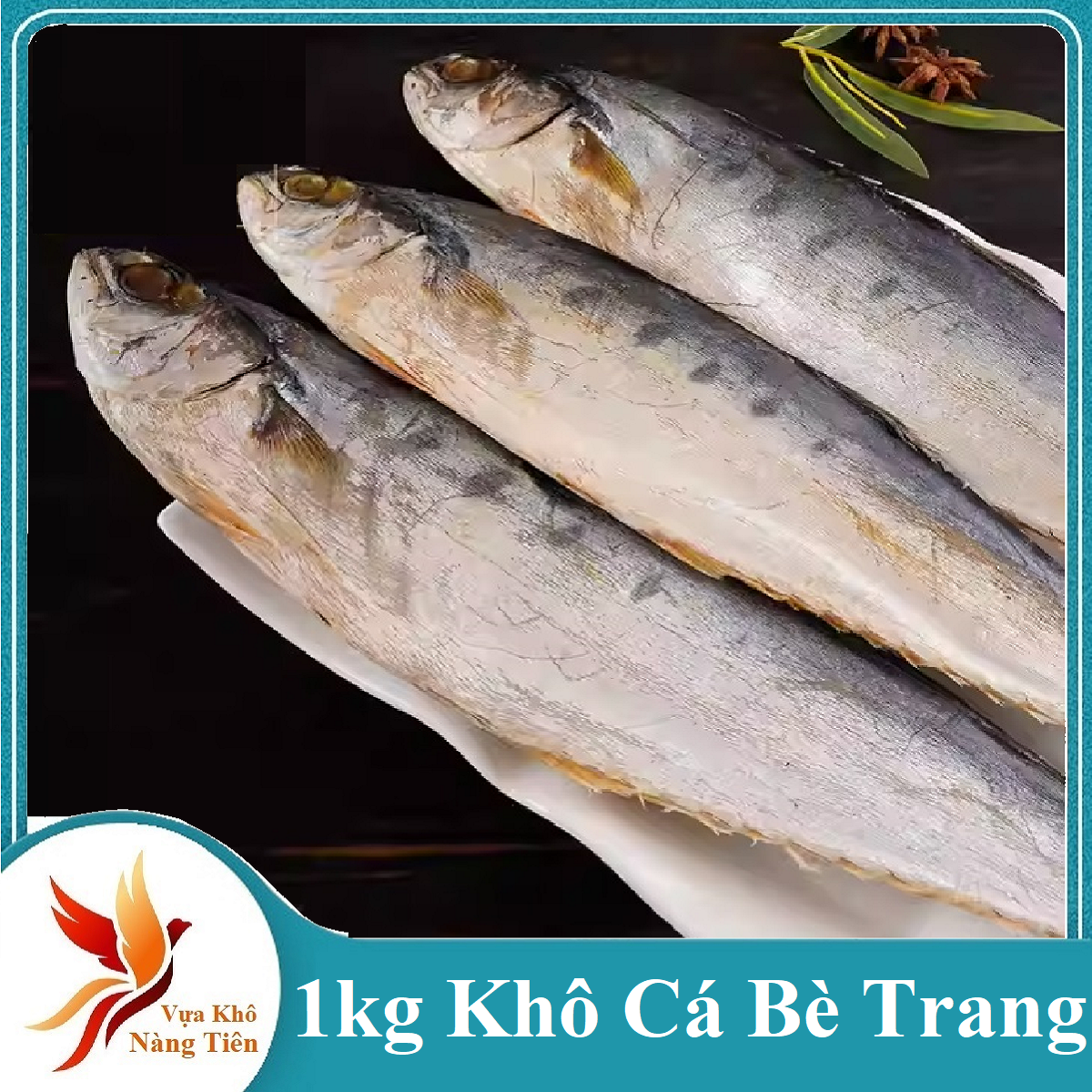 Khô cá bè trang con to bự vị mặn ngon thơm chiên cơm mặn chưng thịt ngon- vựa khô nàng tiên