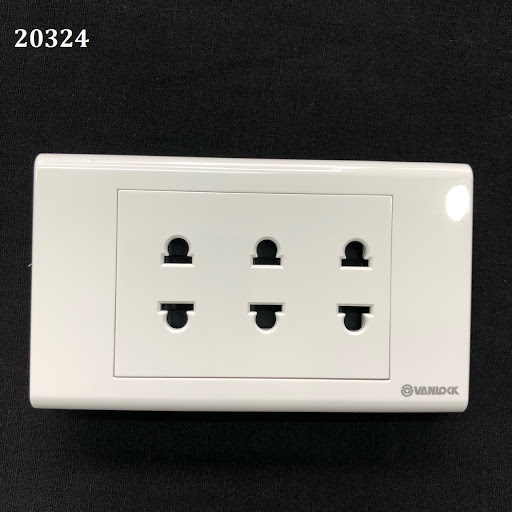 Mặt Ổ Cắm 3 Lỗ S18 - SINO