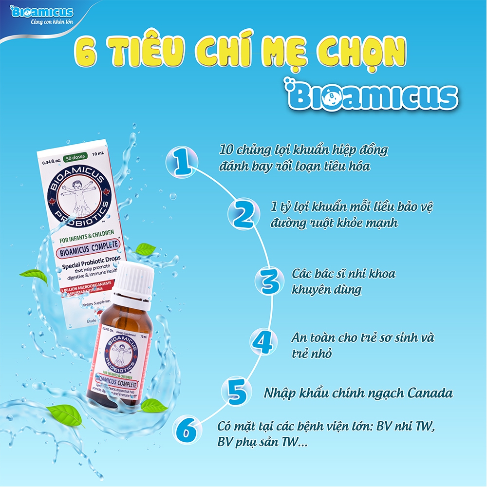 Men vi sinh 10 chủng BioAmicus Complete