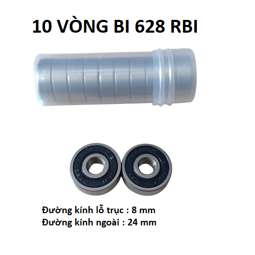 10 vòng bi 628 RBI chất lượng cao