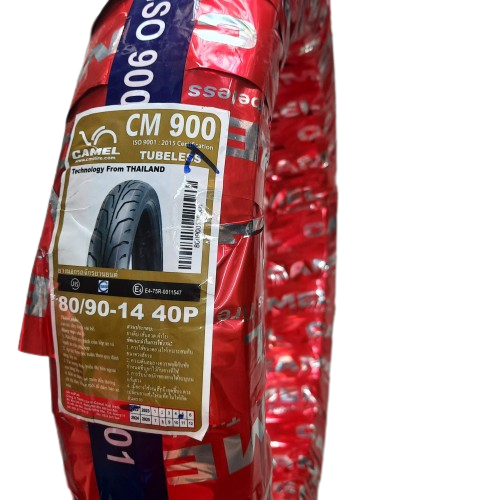 Vỏ xe tay ga hiệu CAMEL không dùng ruột size 70/90-14; 80/90-14 ; 90/90-14