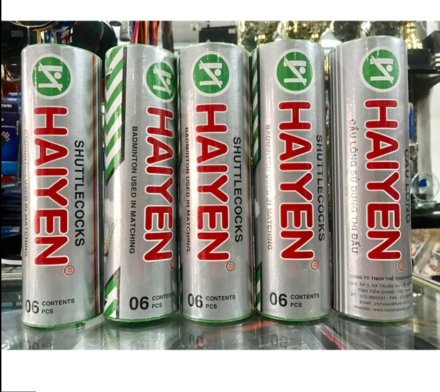 Ống cầu lông Hải Yến 6 quả