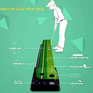 THẢM TẬP GOLF PUTTING TRAINER - Black PP Golf Putting Trainer thumbnail