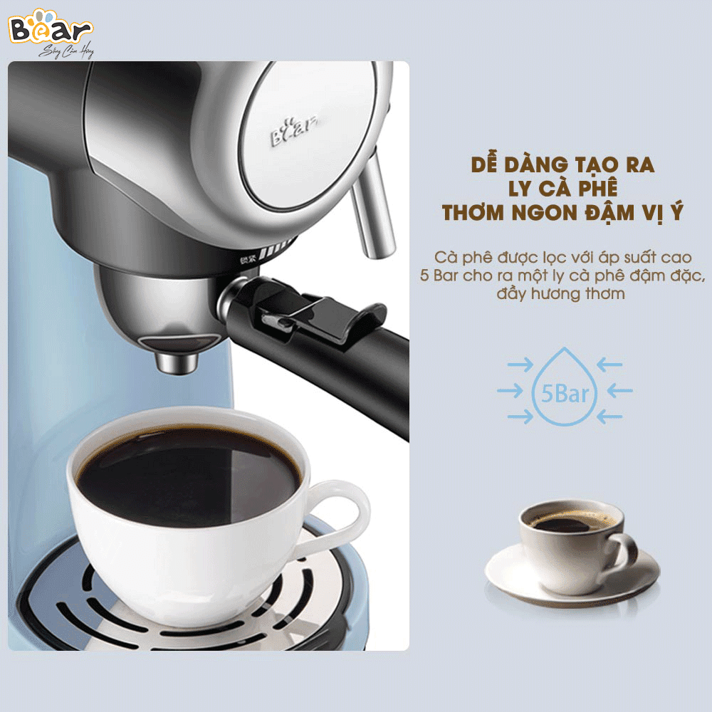 Máy pha cà phê tự động Bear CF-B02V1, Phiên bản quốc tế