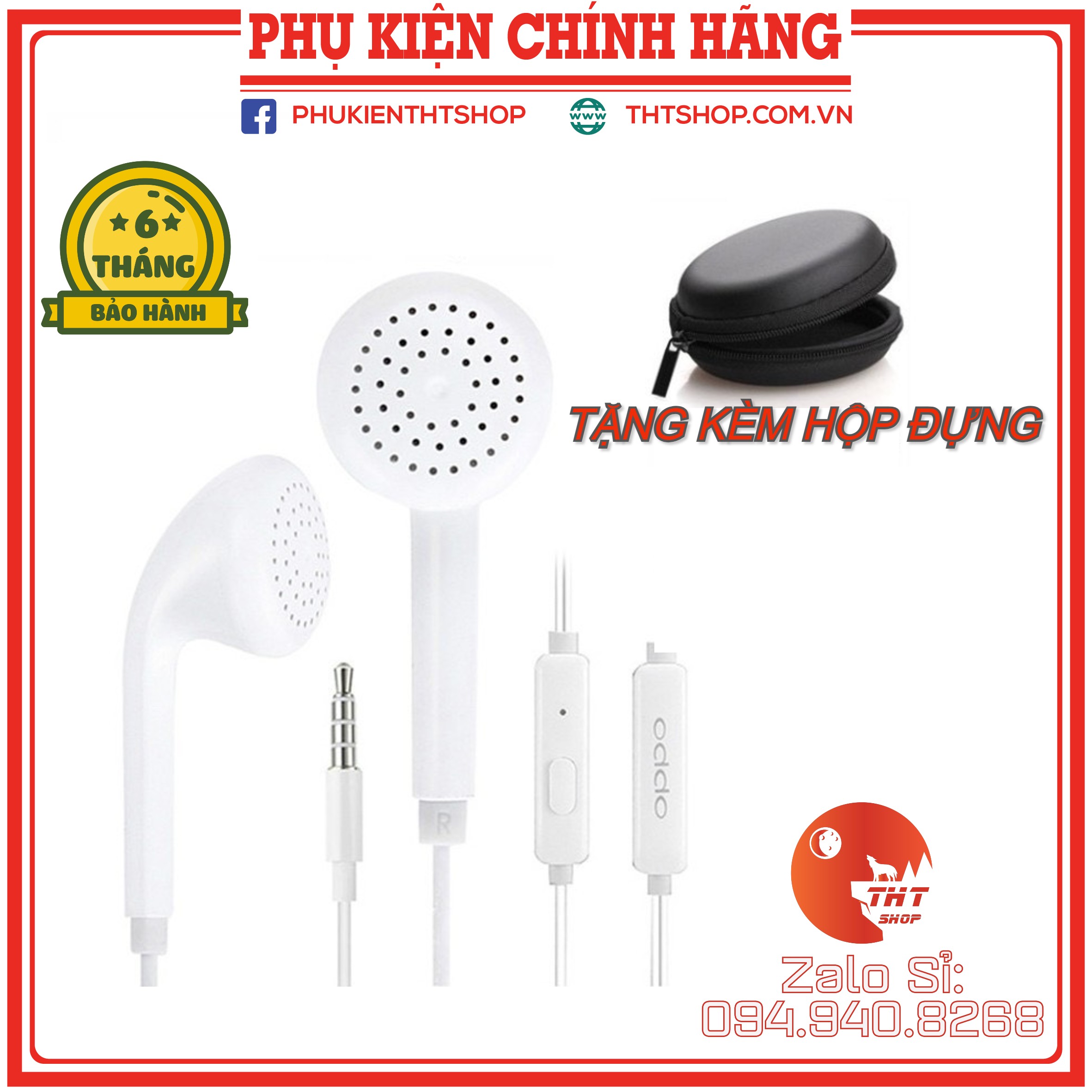 Tai nghe Oppo zin bảo hành 6 tháng