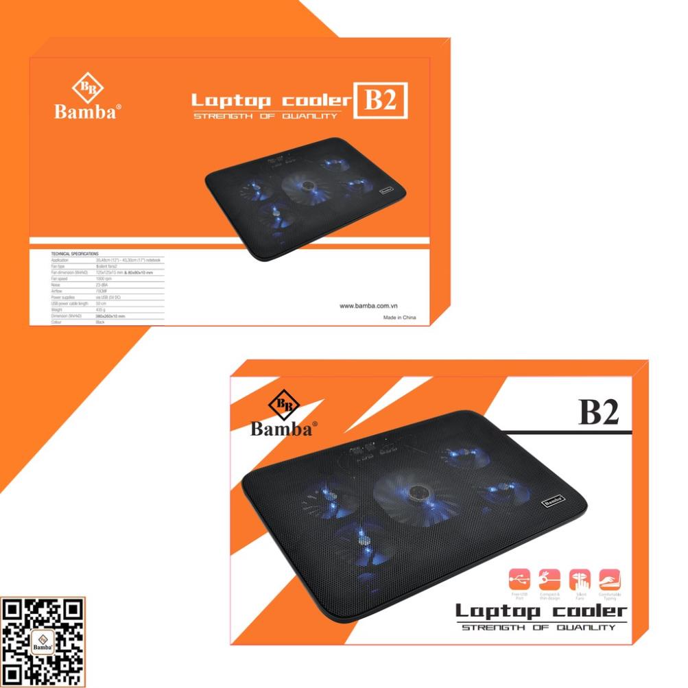 Đế tản nhiệt laptop BAMBA B2 (5 QUẠT)
