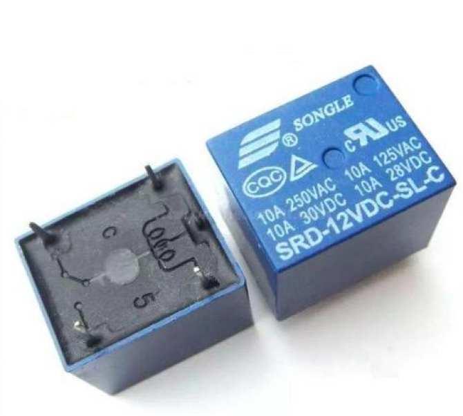 BỘ 10 RELAY 12V 5 CHÂN SRD-12VDC