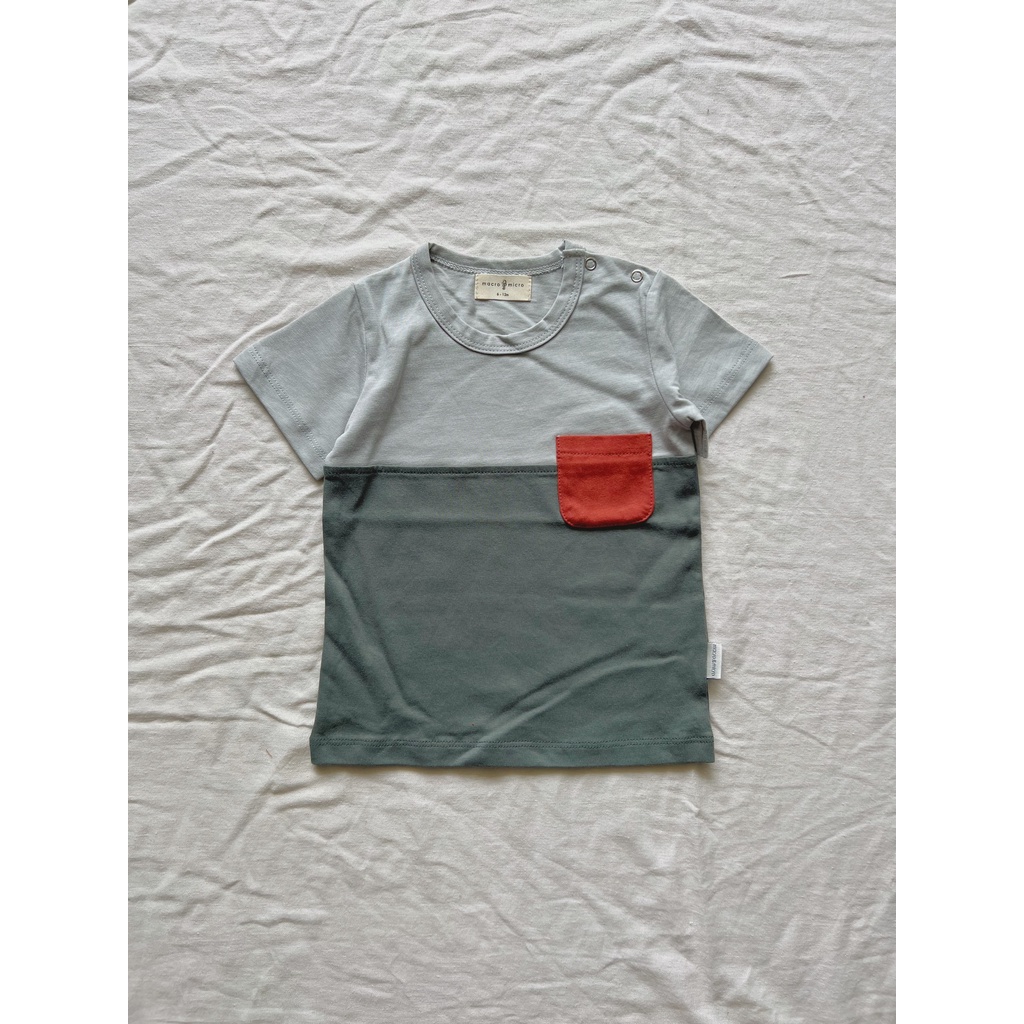 Color Block T-Shirt Macro & Micro (Áo Phông Ngắn Tay Ba Màu)