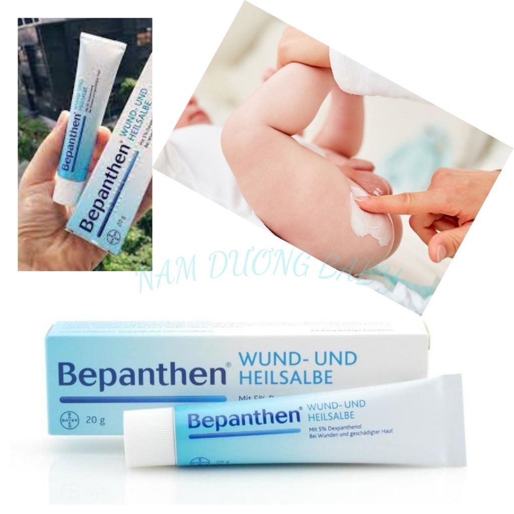 Kem hăm cho bé/Kem hăm Bepanthen Đức 20g cho bé