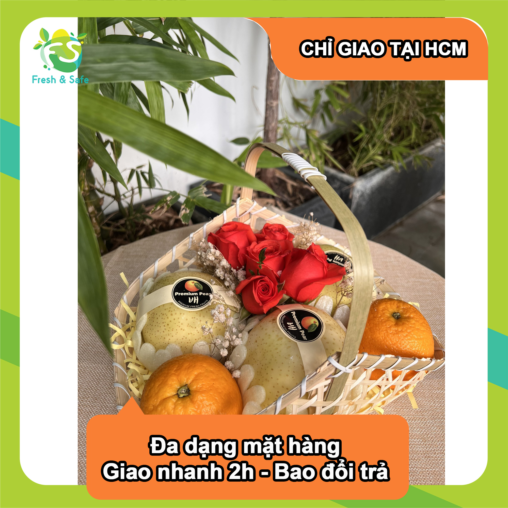 [Chỉ Giao HCM] Giỏ Quà Trái Cây - G2