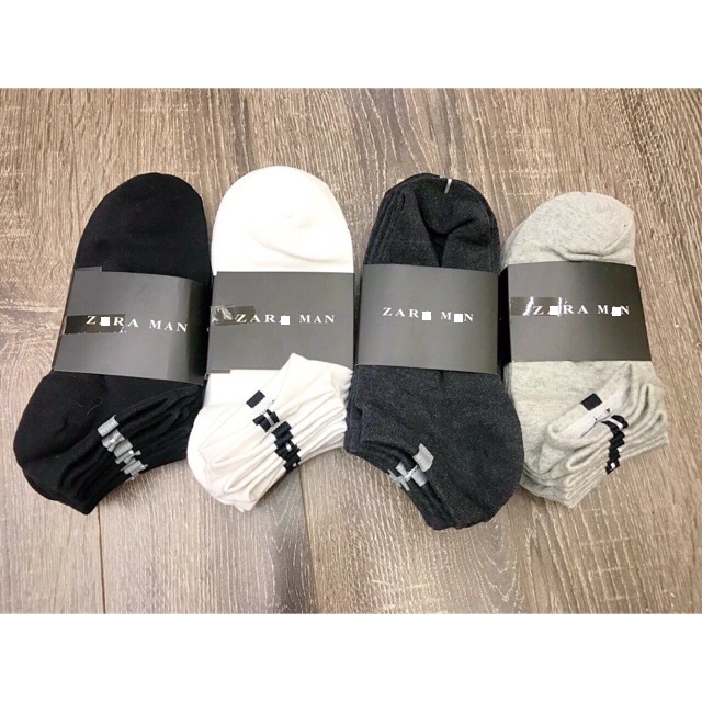 Set 5 đôi tất nam cổ ngắn