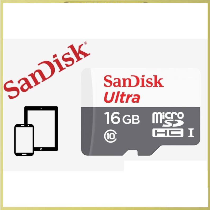 [Xả Kho] Thẻ nhớ MicroSDXC SanDisk Ultra 16GB