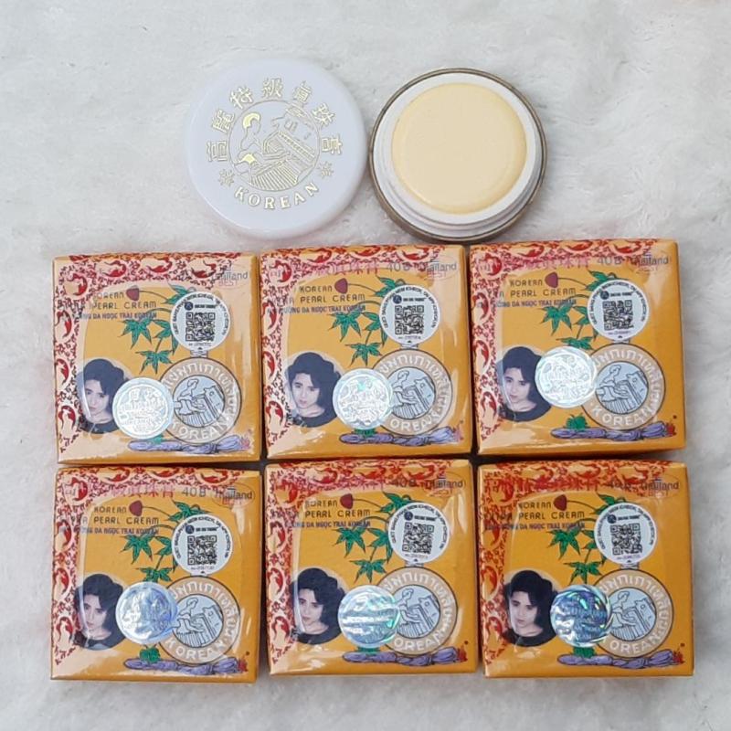 Combo 12 hộp nhỏ kem sâm Vàng Dưỡng da Ngọc Trai Thái Lan 5g nhập khẩu