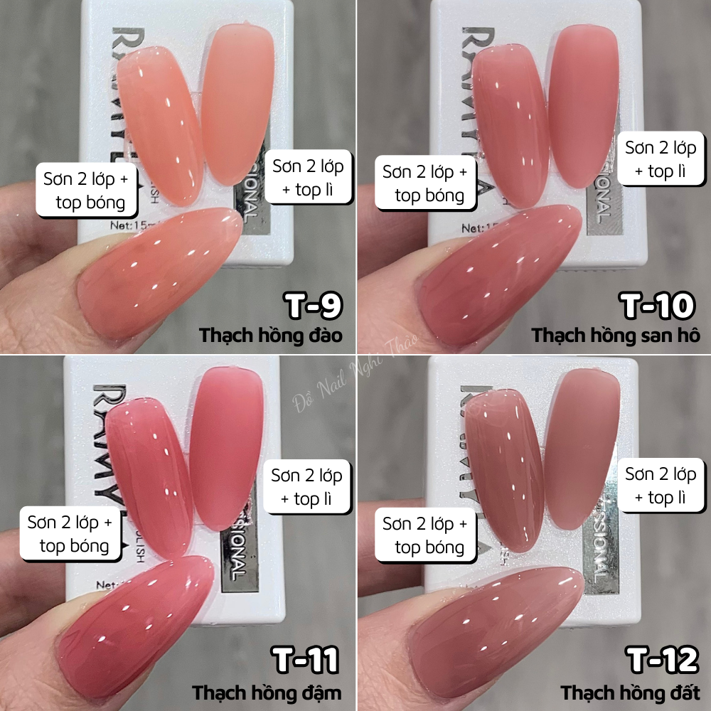 Sơn gel thạch đục lẻ màu RAMYLA 15ml
