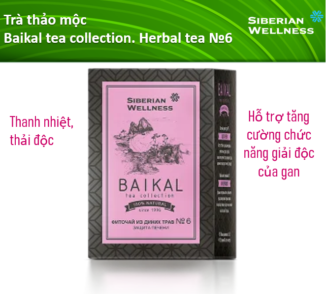Trà thảo mộc Baikal tea collection. Herbal tea №6