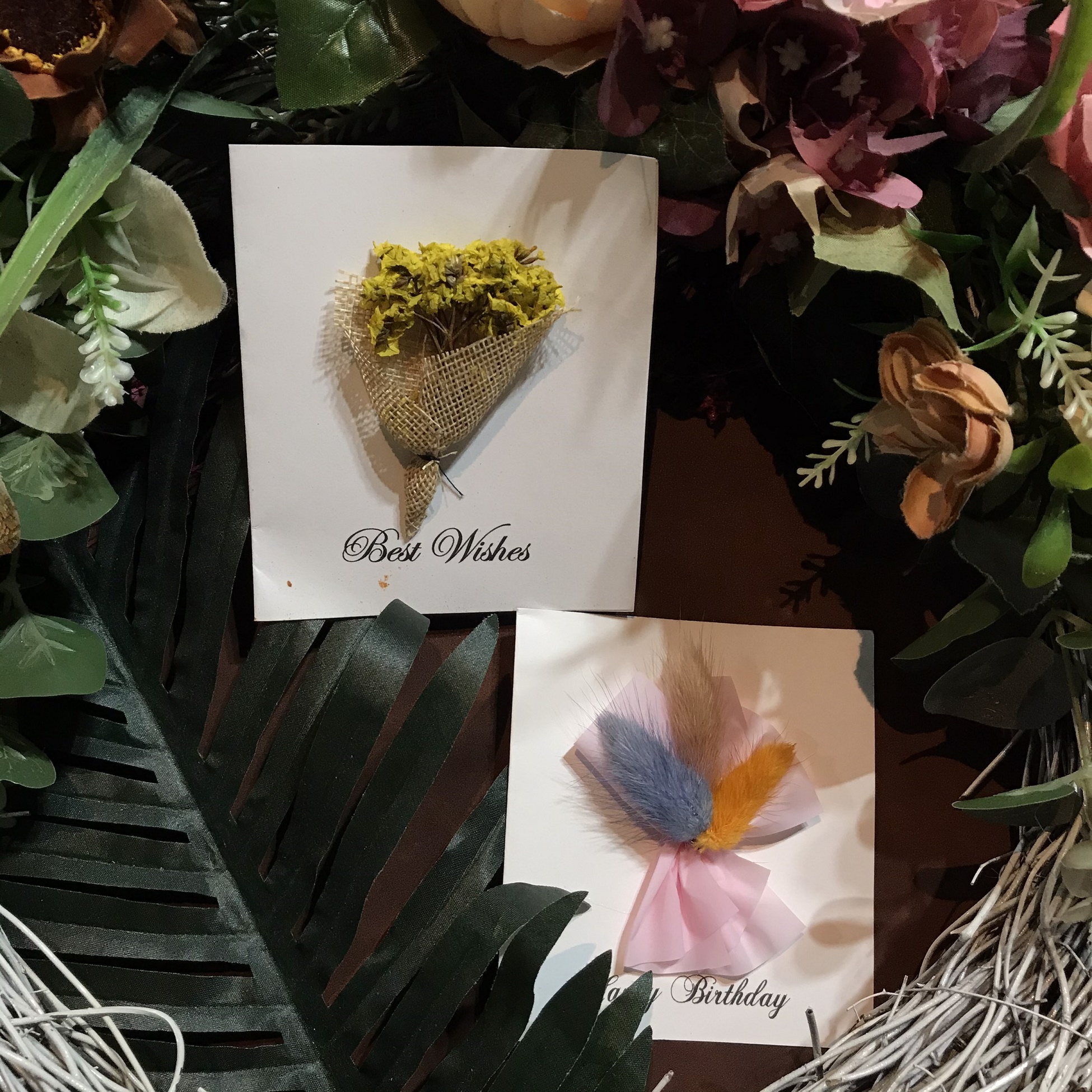 [HCM]Thiệp Hoa Khô Handmade