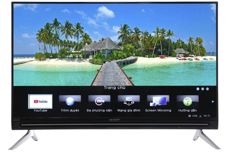 Bảng giá [Trả góp 0%]Smart Tivi Sharp HD 40 inch Full HD LC-40SA5500X