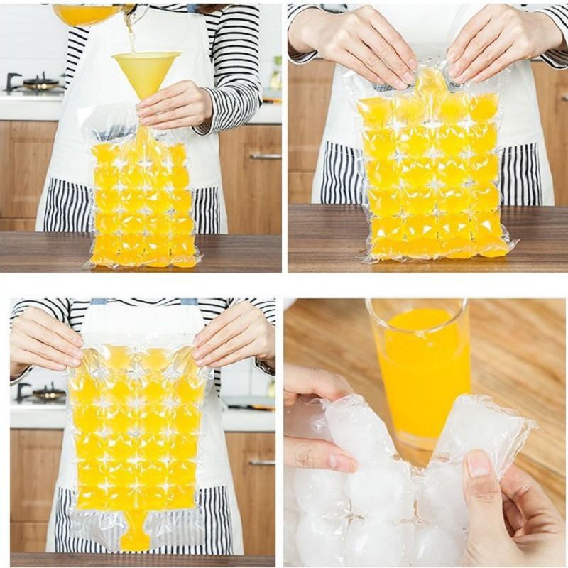 [HÀNG CÓ SẴN] Túi Nilong Làm Kem, Làm Đá Viên ( 10 Túi)