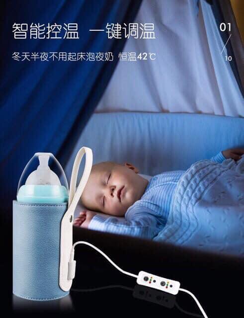 Túi Ủ Sữa Cao Cấp Thông Minh (Thích hợp mọi bình sữa như comotomo, pigeon)