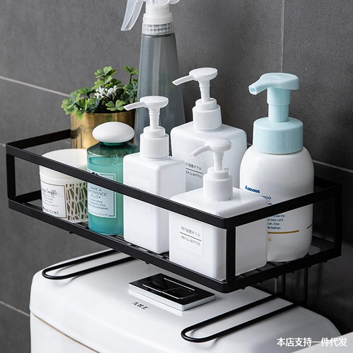 Kệ Sắt Để Đồ Gọn Đẹp Trên Bồn Cầu