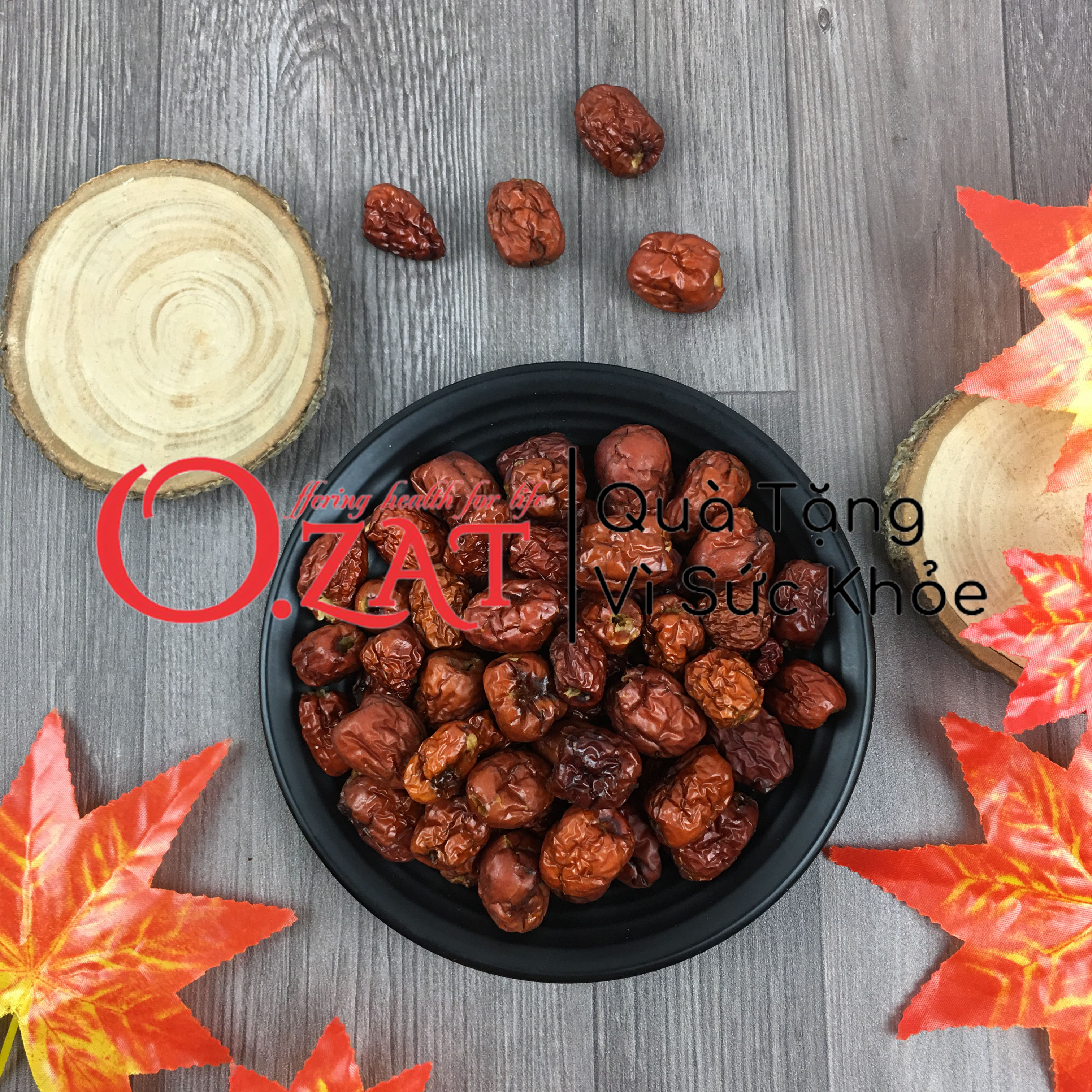 Táo đỏ sấy khô không hạt O.ZAT 100g