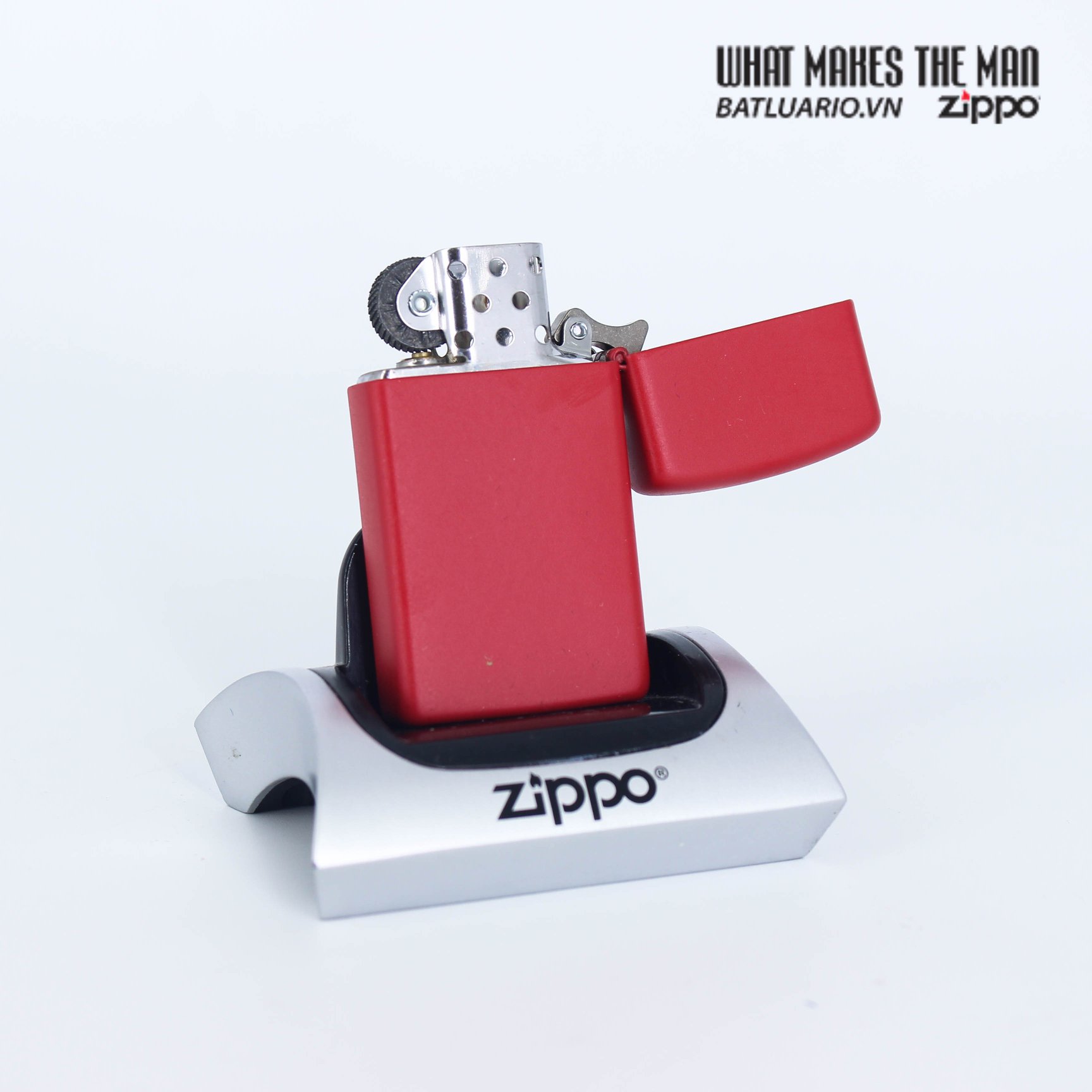 Bật lửa Zippo 1633 - Zippo Slim Red Matte