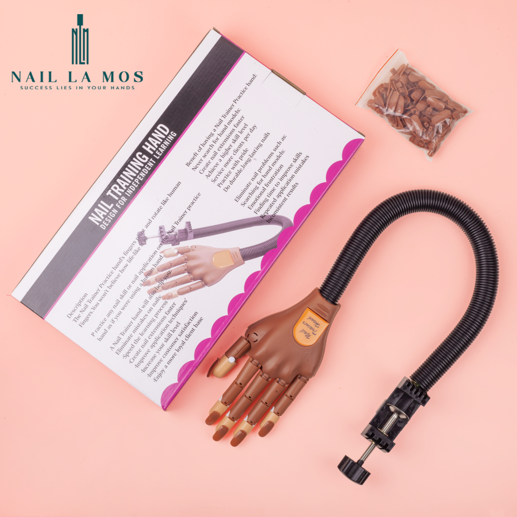 Bàn tay giả học làm nail chuyên dụng - loại có khớp ngón tay cử động linh hoạt