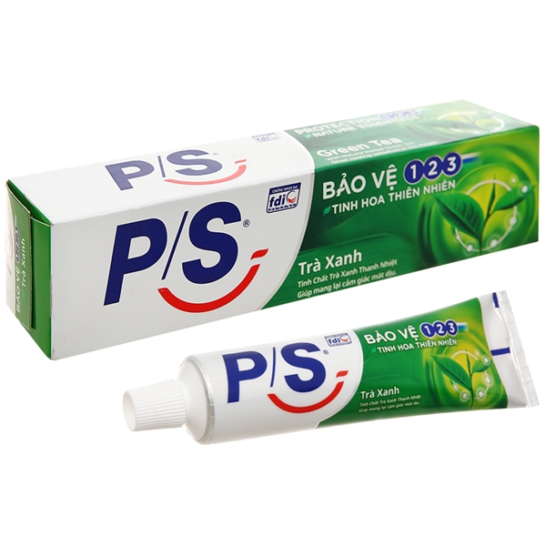 Kem đánh răng PS trà xanh bảo vệ 123 180g