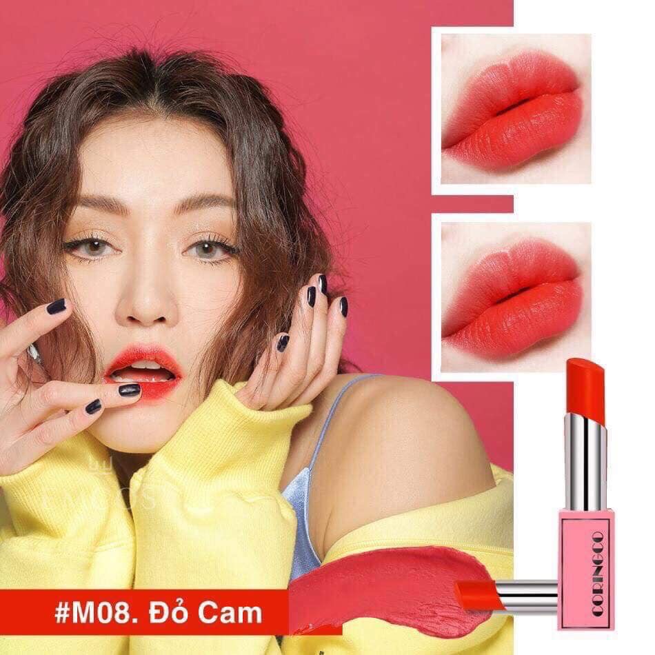 Son Coringco Bonny Matte M08- ĐỎ CAM