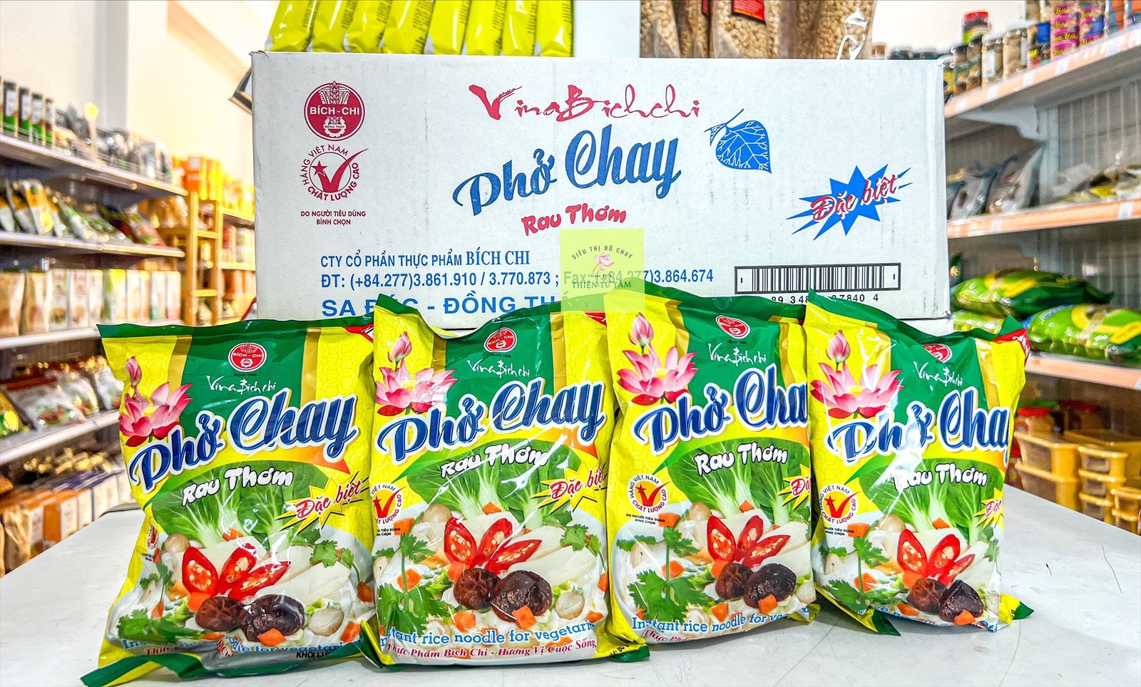 Phở rau thơm bích chi hương vị ngào ngạt cùng vị thơm hấp dẫn thùng 30 gói