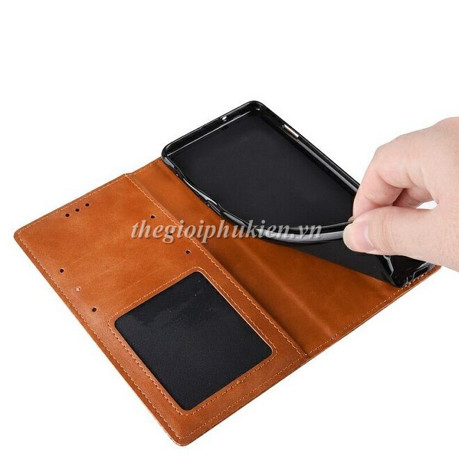 Bao da dạng ví Samsung S10 lite Leather Luxury