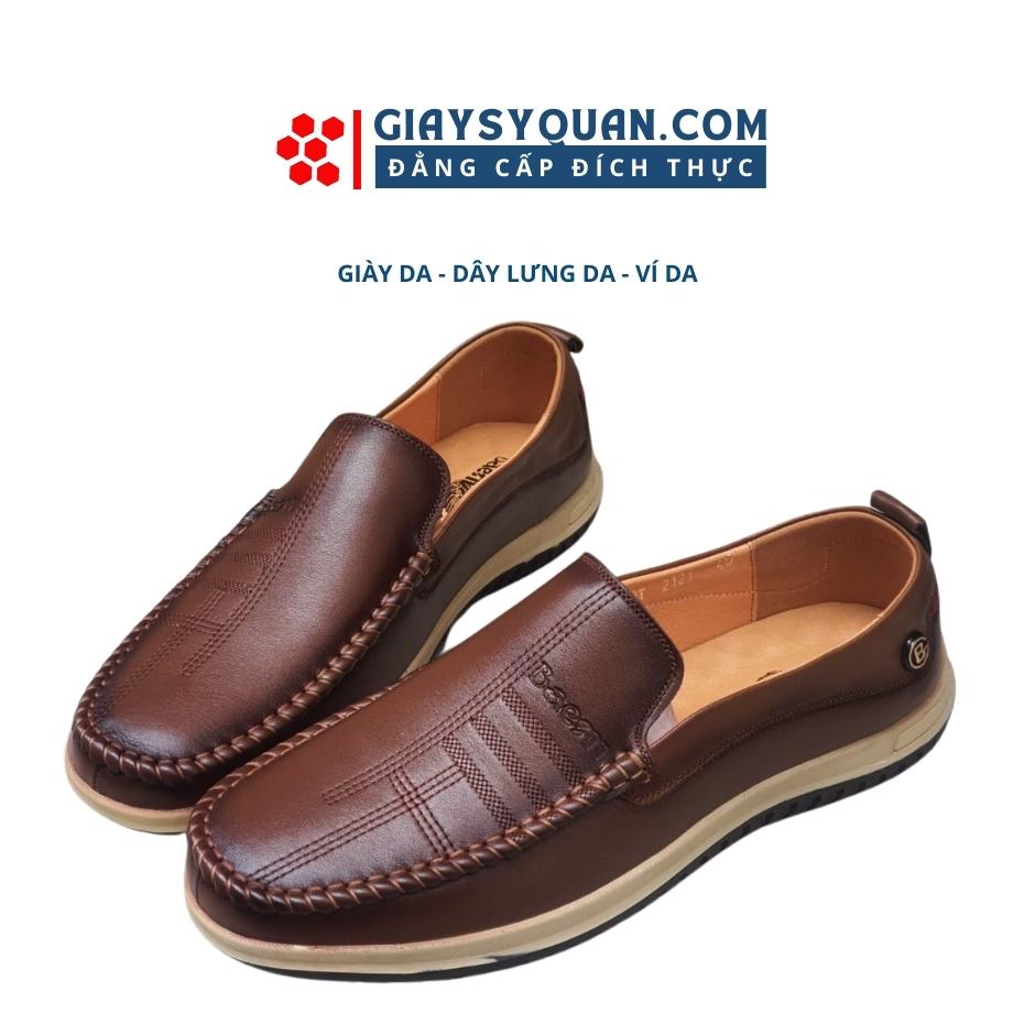 Giày Lười Nam Da Thật Cao Cấp