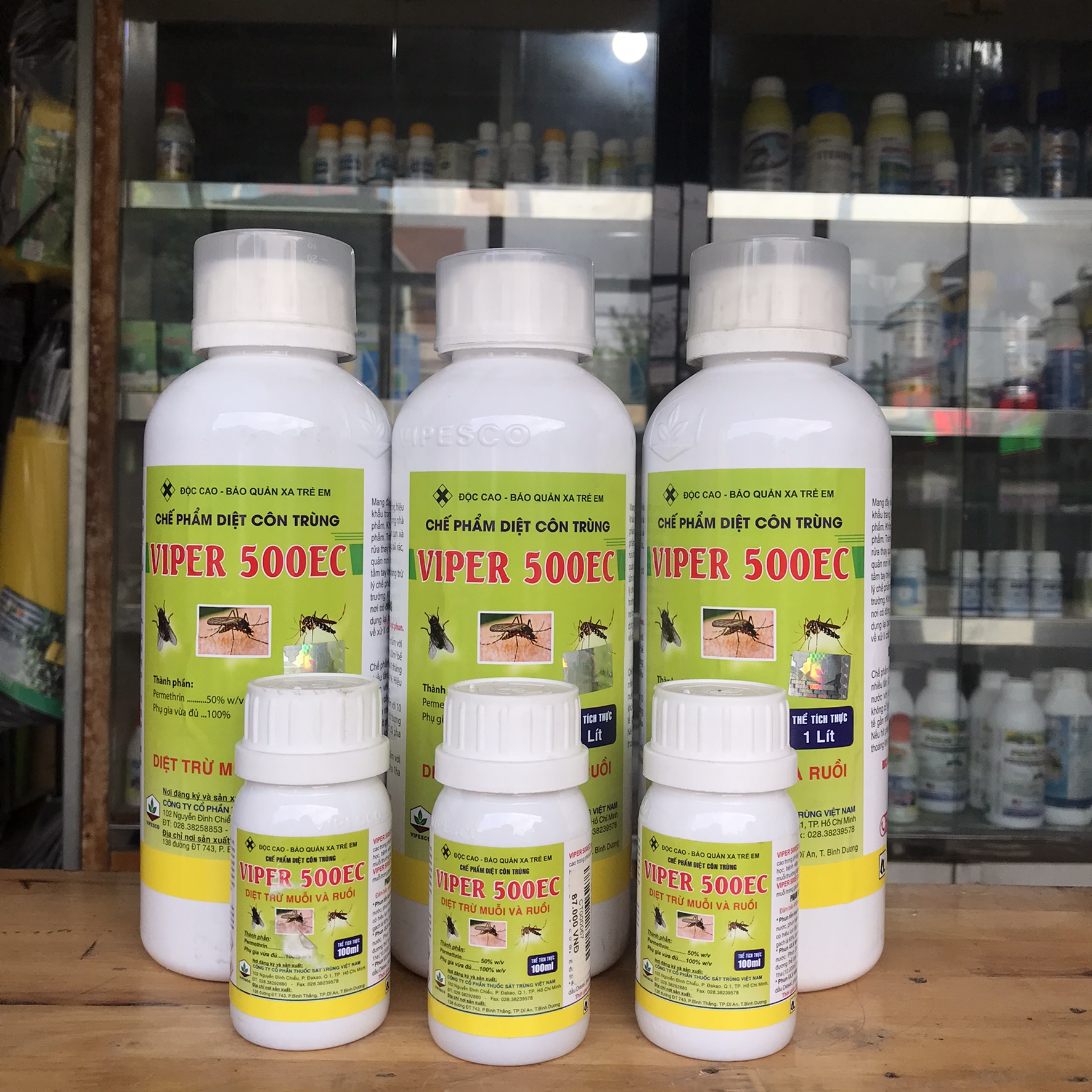 Thuốc diệt muỗi ruồi côn trùng Viper 50EC (Chai 100ml)