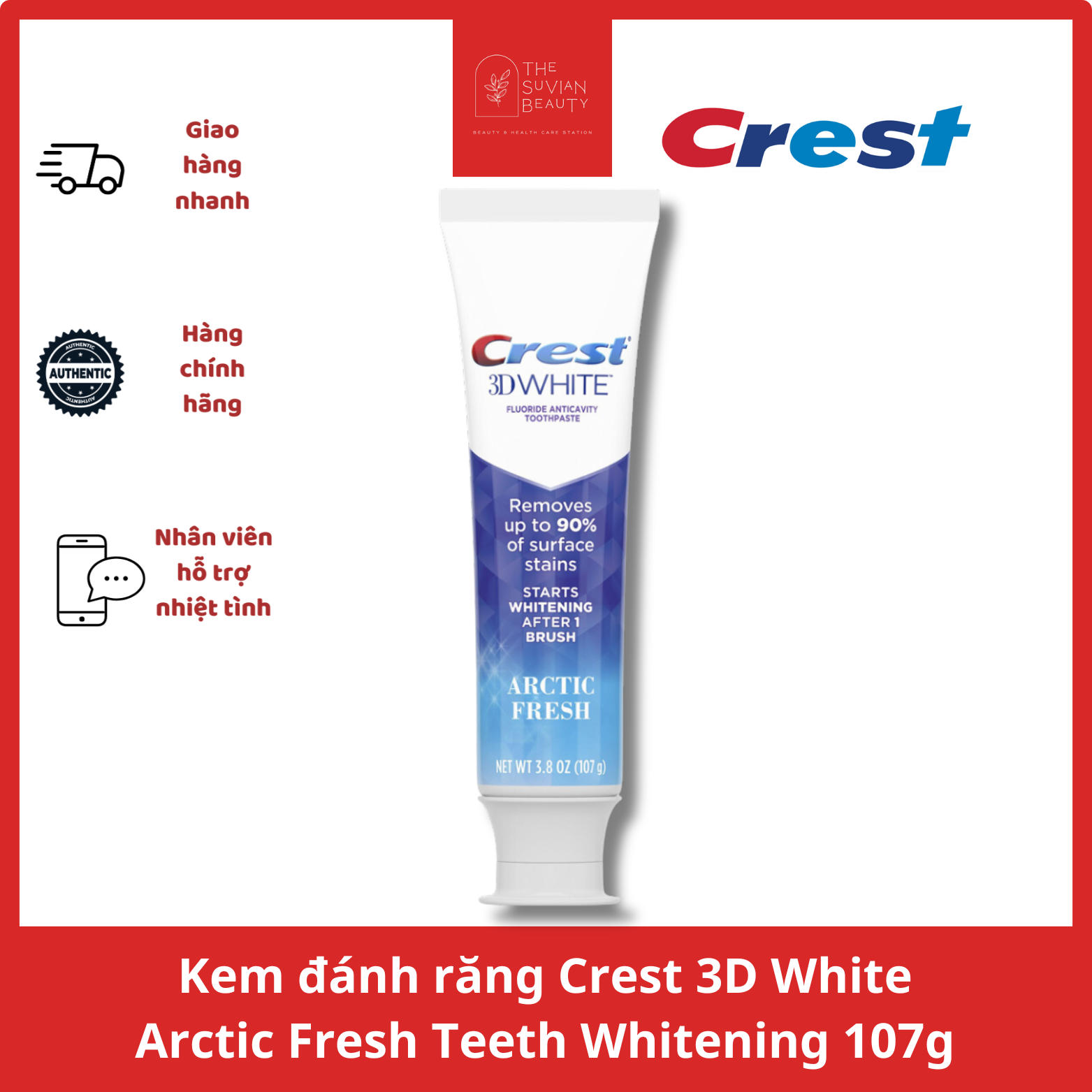 Crest 3D White Toothpaste - Multi Types
